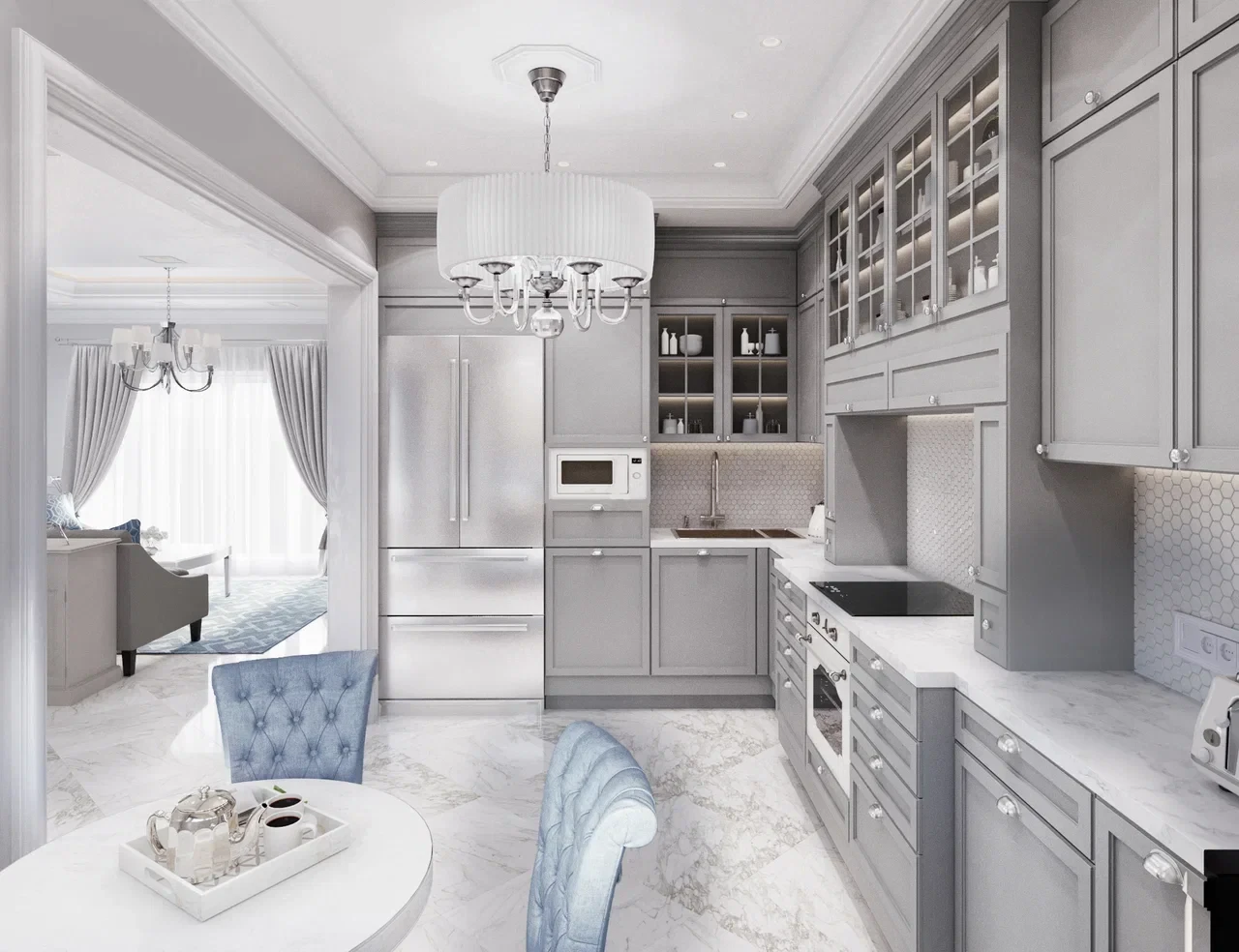 white and gray optical illusion