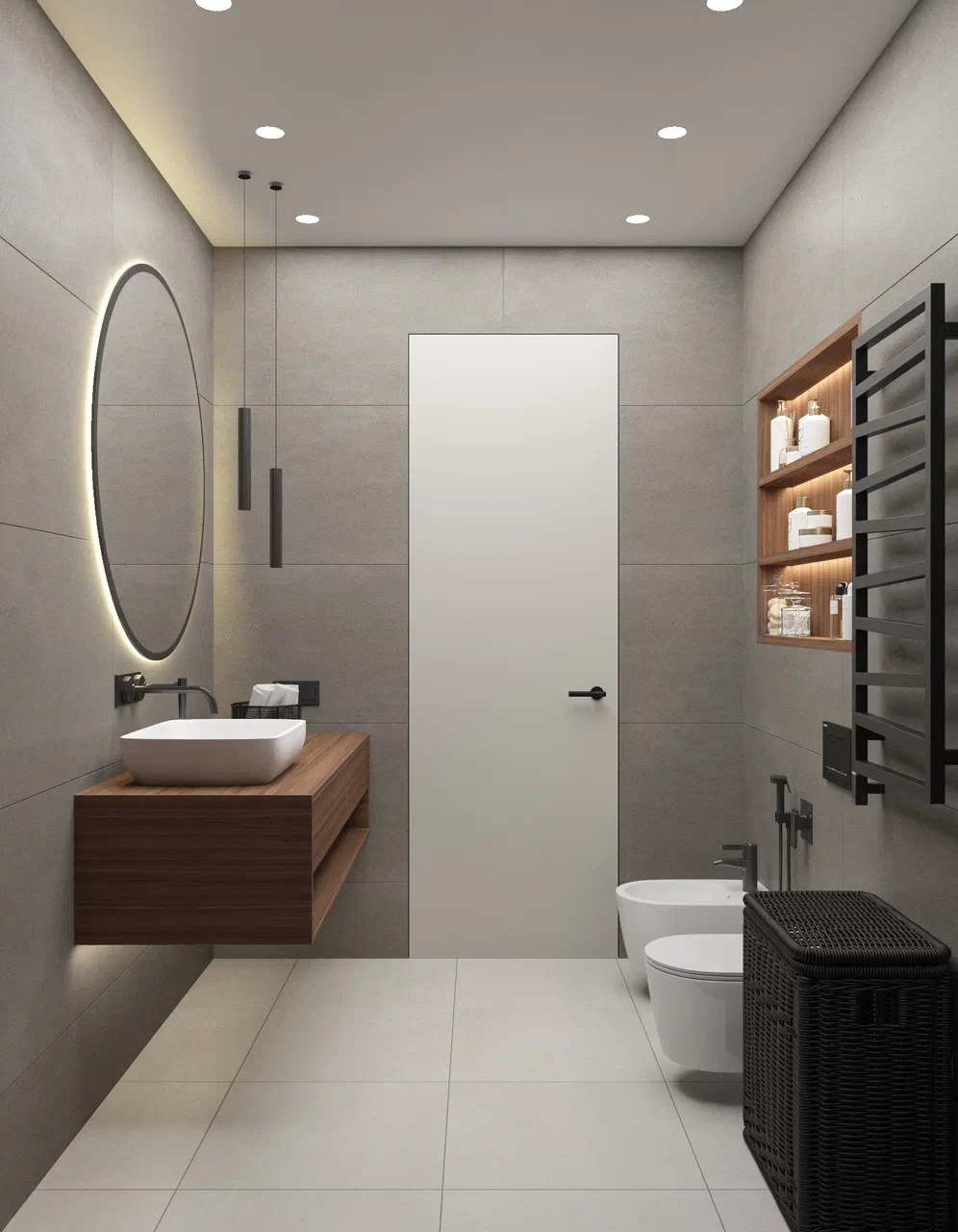 white and gray optical illusion