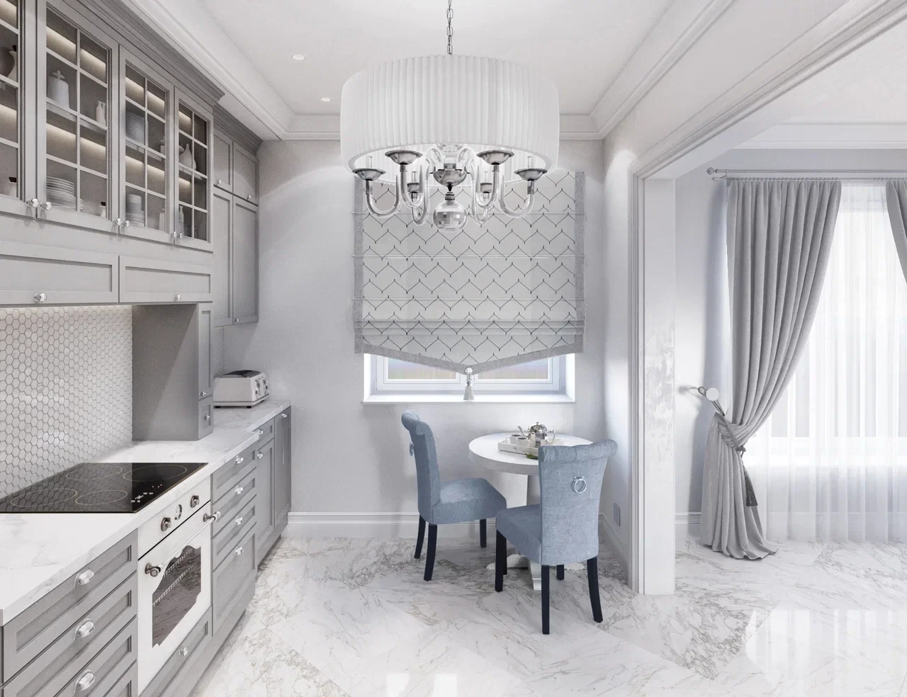 white and gray optical illusion