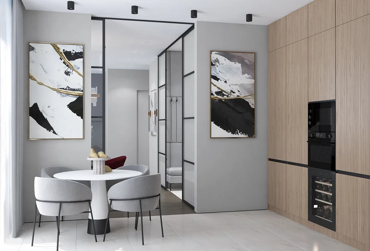 white and gray optical illusion