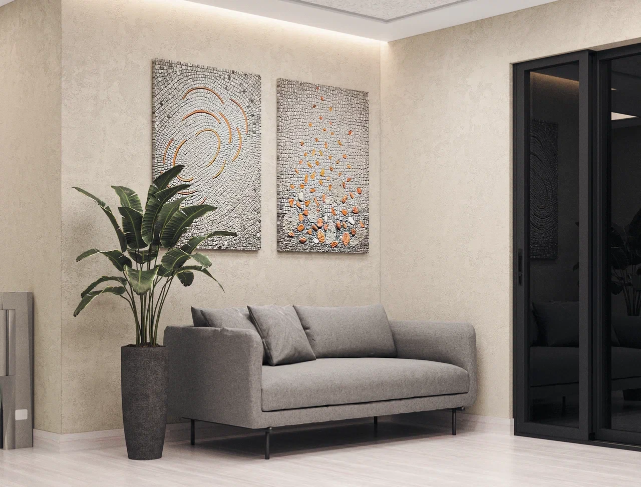 white and gray optical illusion