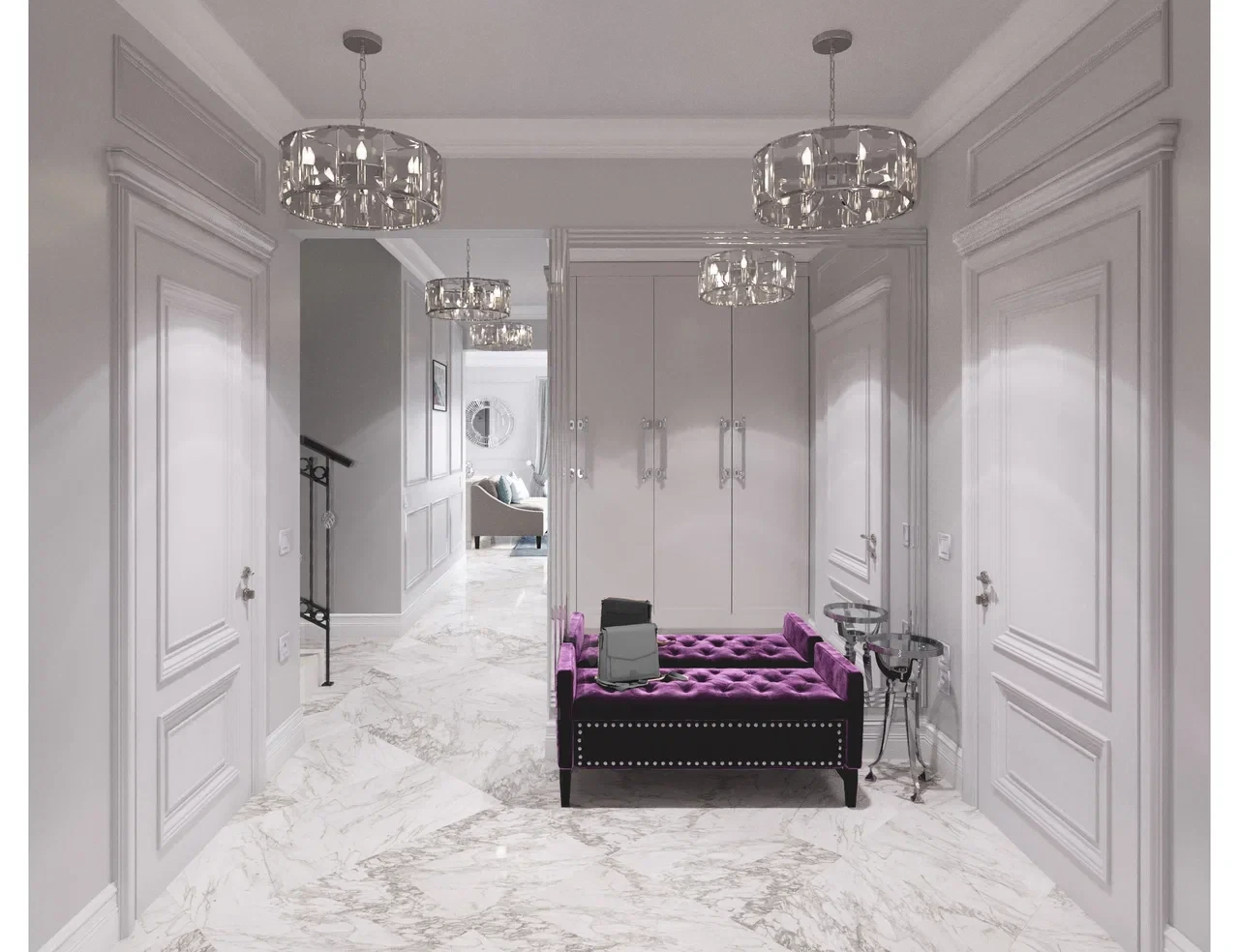 white and gray optical illusion