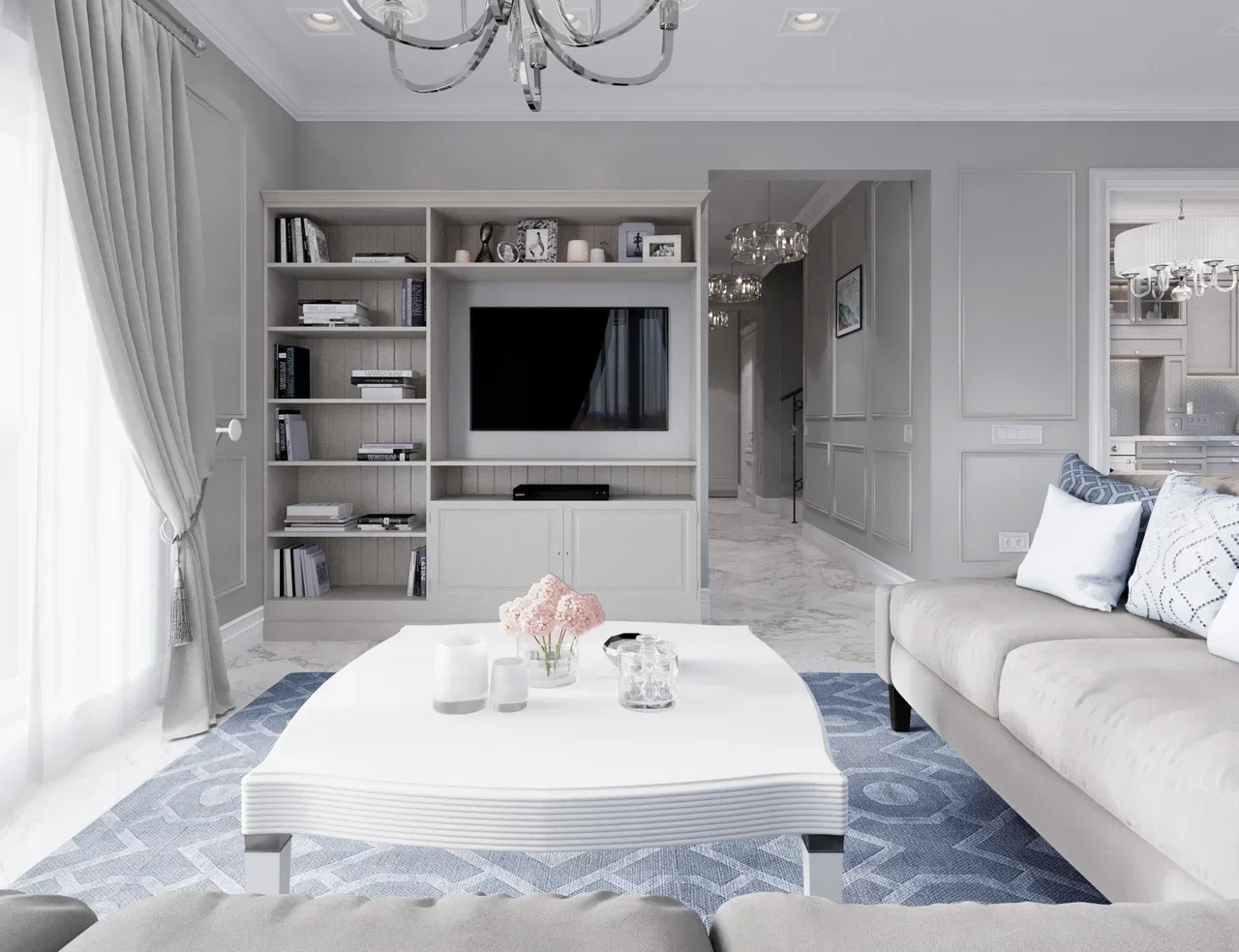 white and gray optical illusion